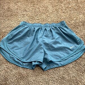 Nike Blue Athletic Shorts Lightweight Moisture-Wicking